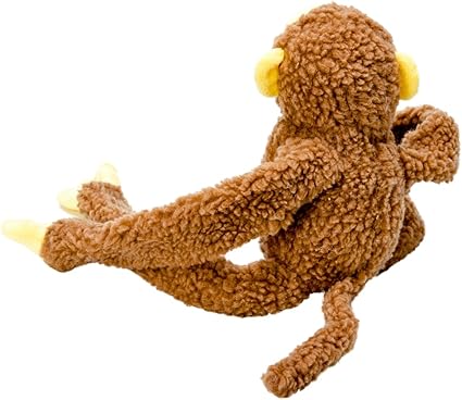 Chalesco Brown Monkey Dog Toy