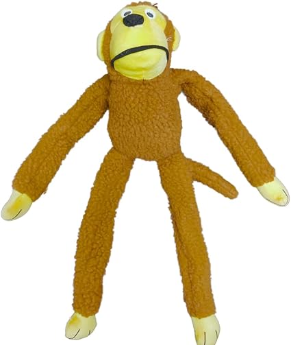 Chalesco Brown Monkey Dog Toy
