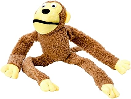 Chalesco Brown Monkey Dog Toy